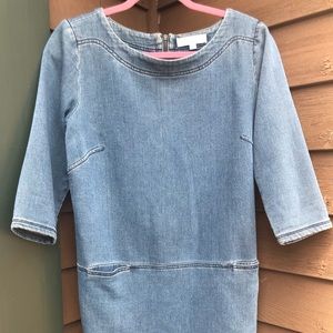 Fall dress || Blue, shift || Small